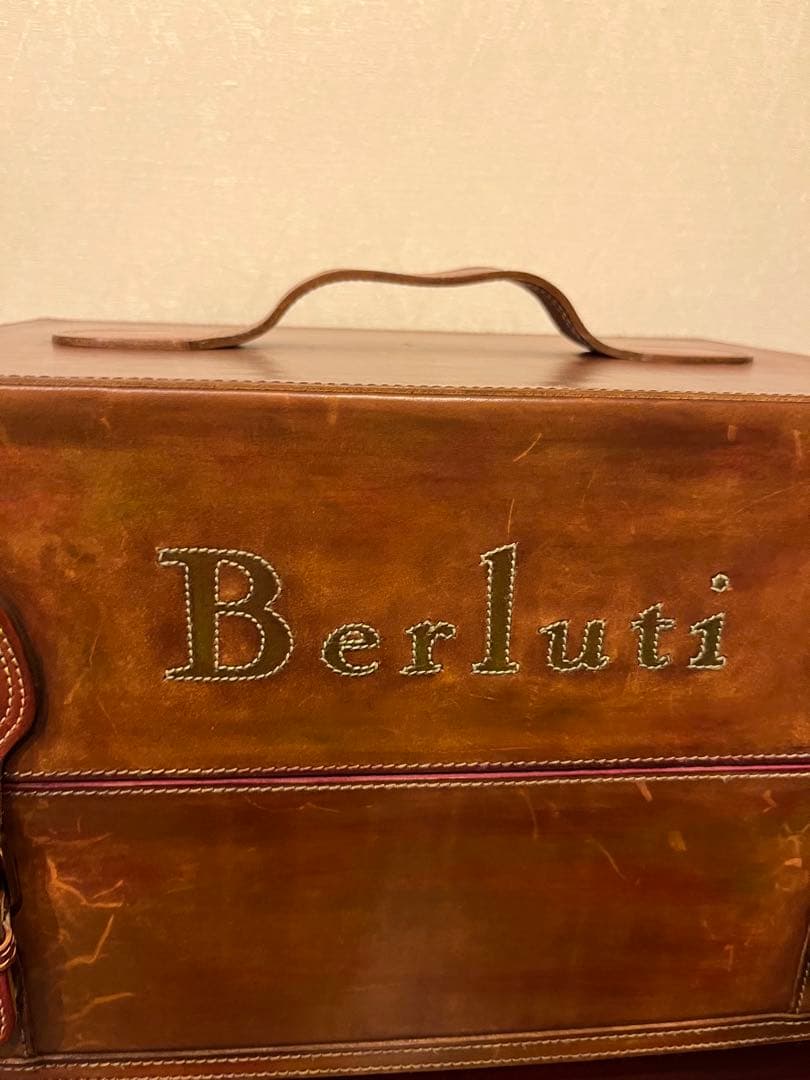 【希少】ベルルッティ　シューズケアボックス　アンティーク　　トランクケース