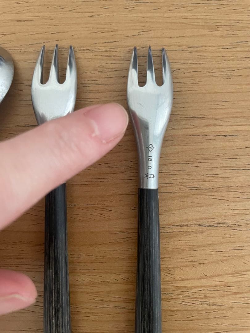 柳宗理　黒柄　カトラリーセット