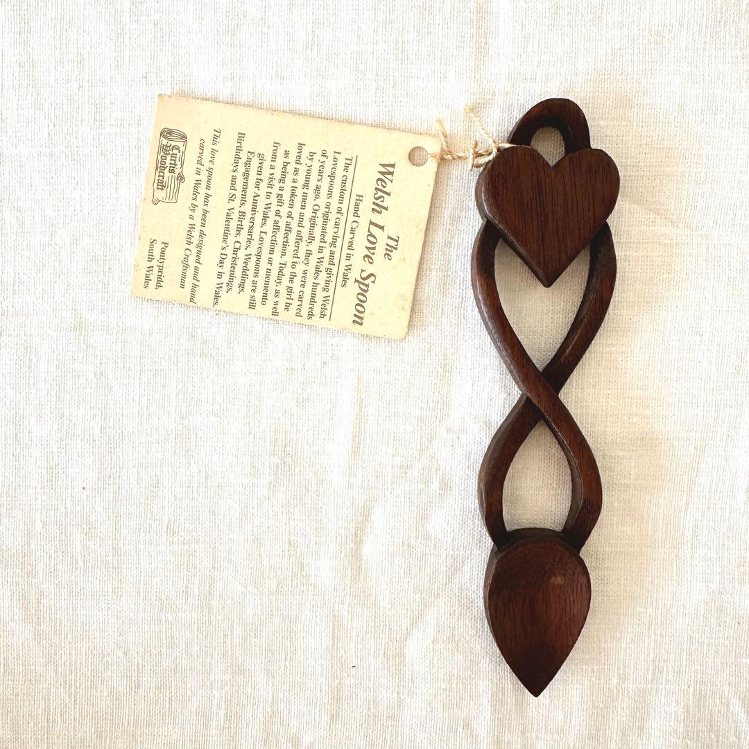 【希少】イギリス ウェールズ地方 ラブスプーン ビンテージ 伝統工芸