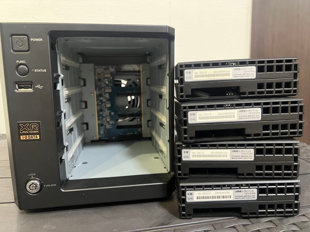 I-O DATA XRシリーズ NAS 4ベイ