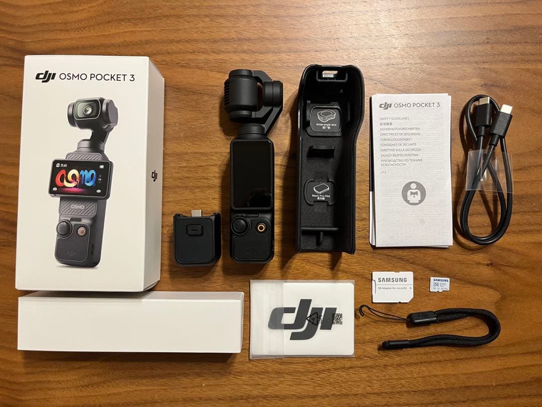 DJI Osmo Pocket 3 【1年分保証付き】 + 大容量SDカード付