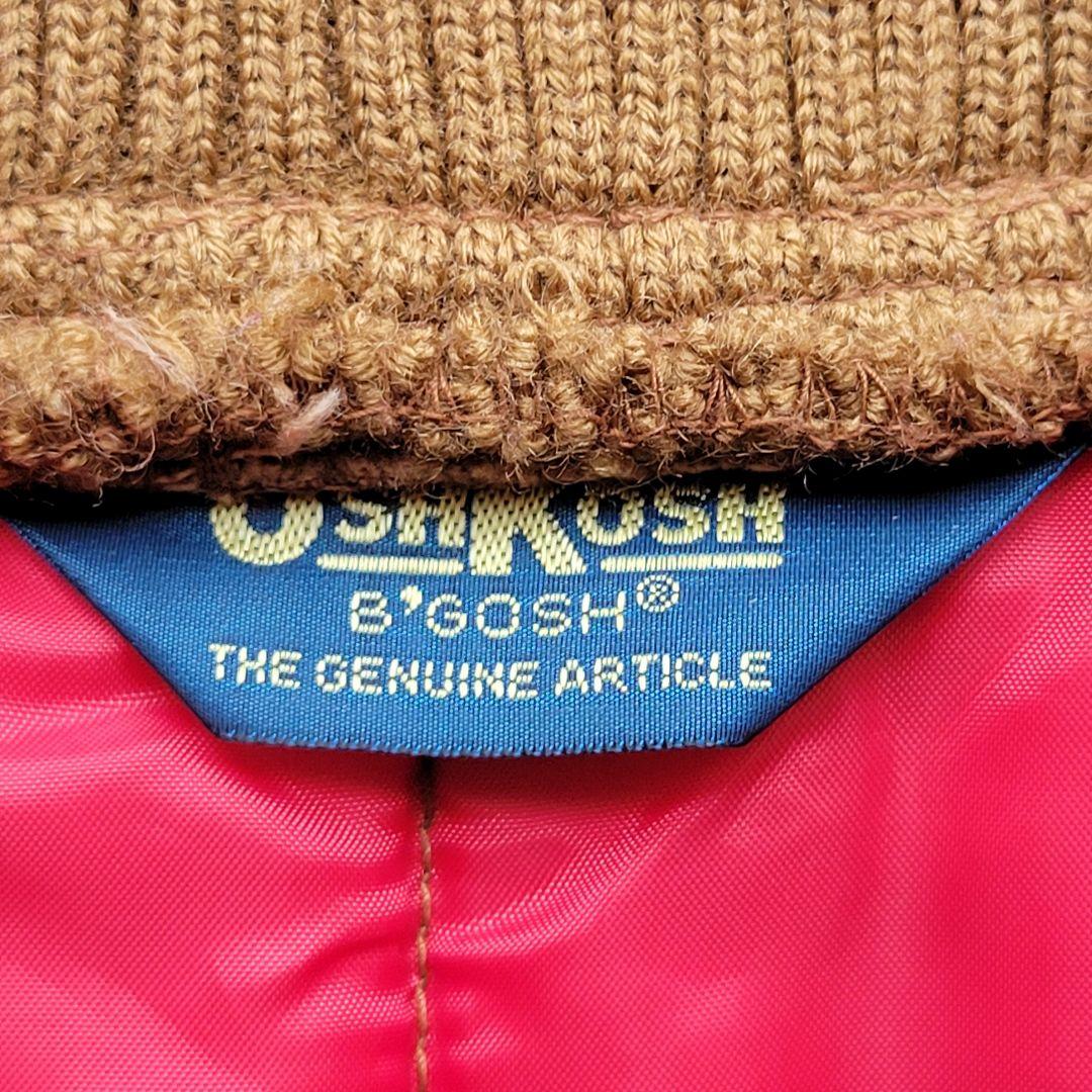 80s90s Oshkosh B-GOSH ダック地 ワークベスト 40
