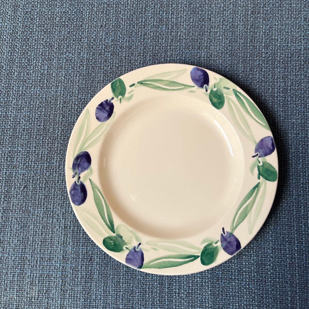 エマ・ブリッジウォーター　 オリーブ柄 カップ　カフェオレボウル　プレート