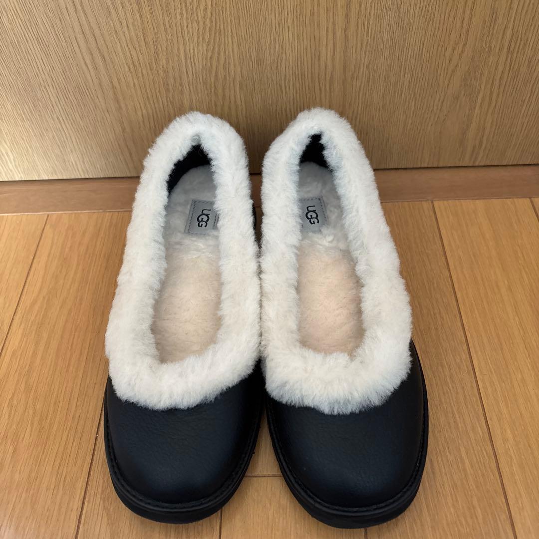 ☆UGG ☆Zora Leather Ballet Flat ☆ブラック☆一度着