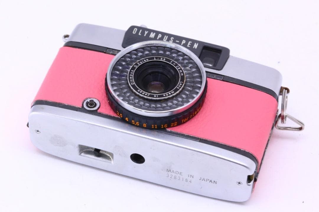 【整備済み・美品】オリンパス OLYMPUS PEN EE-2 ベピーピンク
