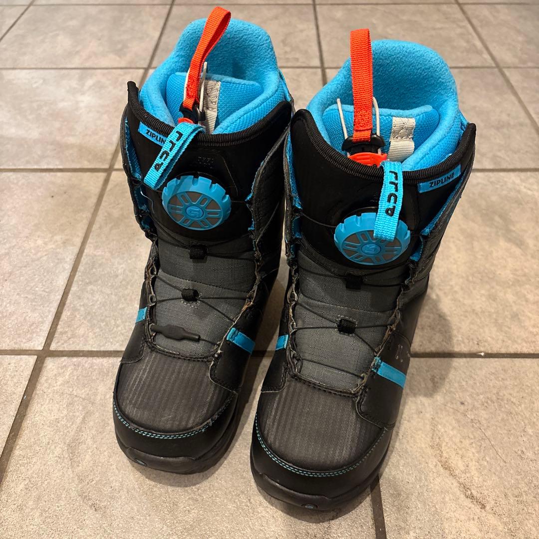 BURTON ZIPLINE スノーボードブーツ キッズ 24cm バートン