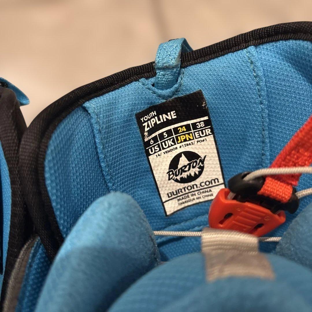 BURTON ZIPLINE スノーボードブーツ キッズ 24cm バートン
