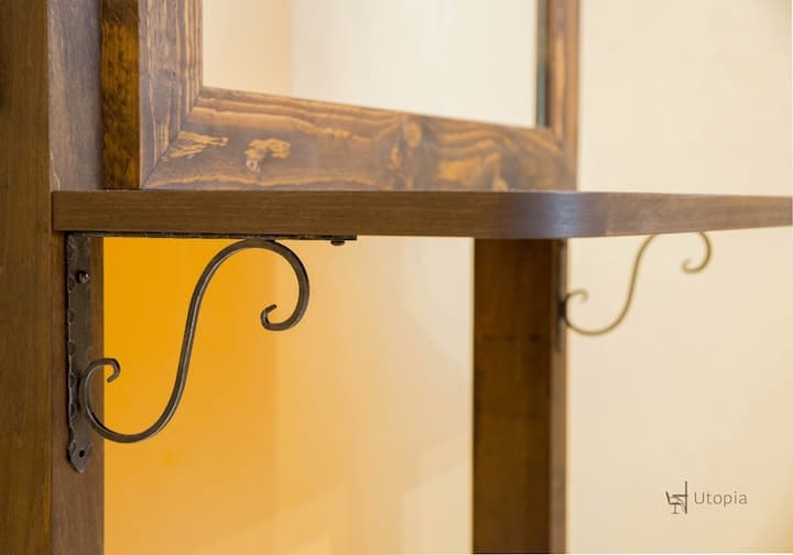 美容室用 アンティークドレッサー 片面使用 （両面使用あり） コンセント差込付