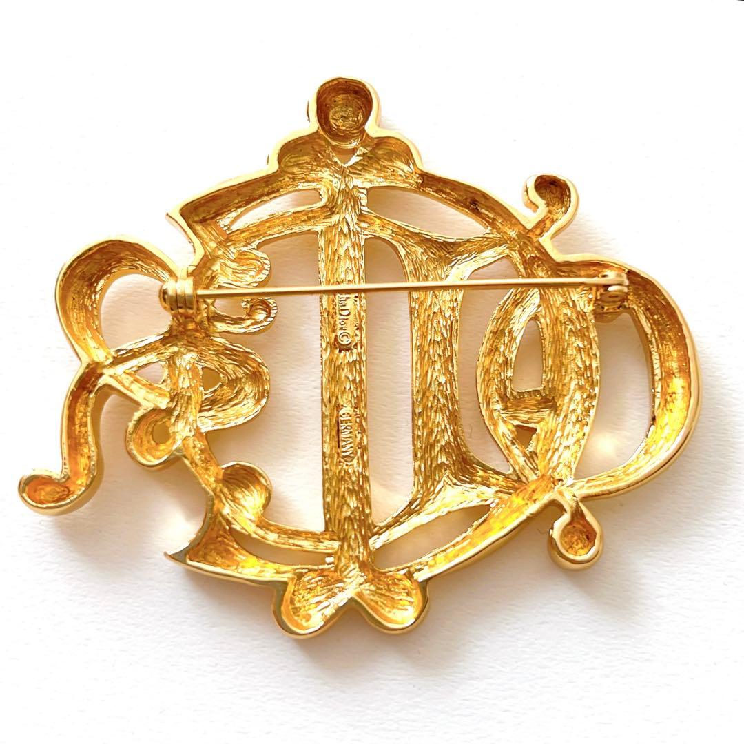 【未使用級】クリスチャンディオール ブローチ エンブレム