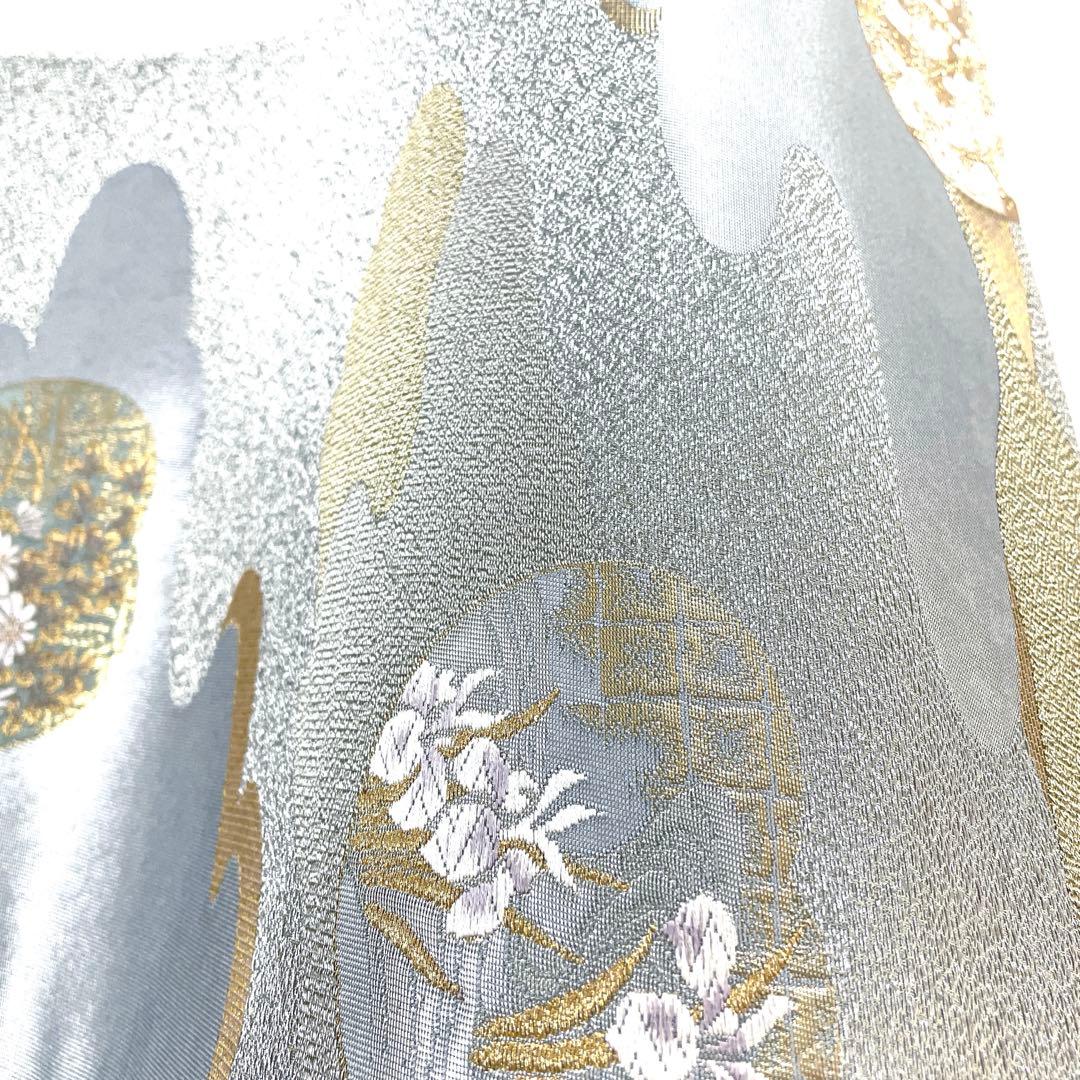 専用帯6042 5901 二点セット ●松尾光琳 琳派草花図 高級 正絹 落款