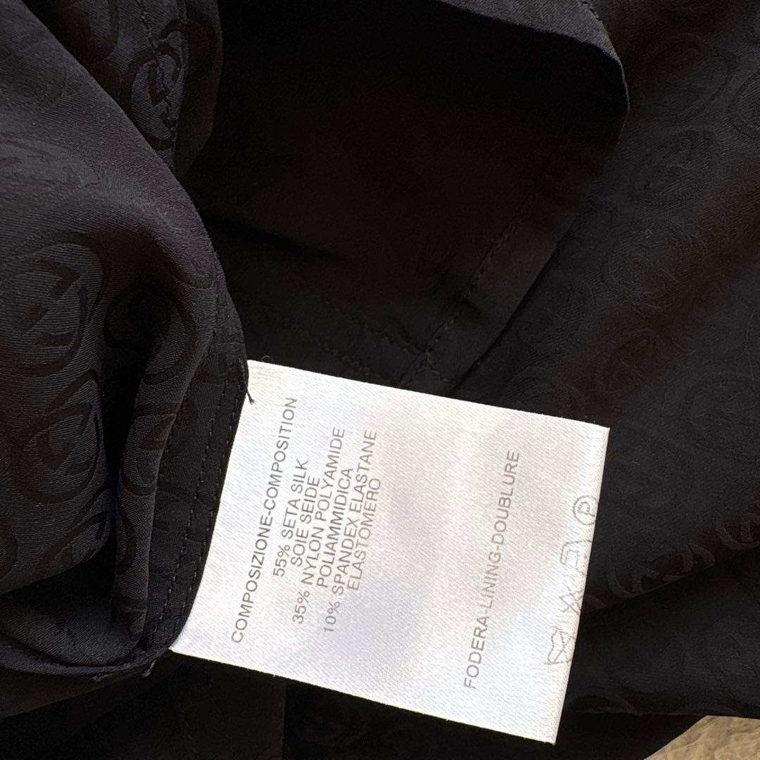 GUCCI グッチ　GG総柄　シルクシャツ　ブラック　オールド　00s