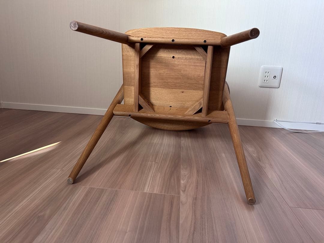 はな＊　飛騨産業 SEOTO セミアームチェア 2脚目有 N5 板座①