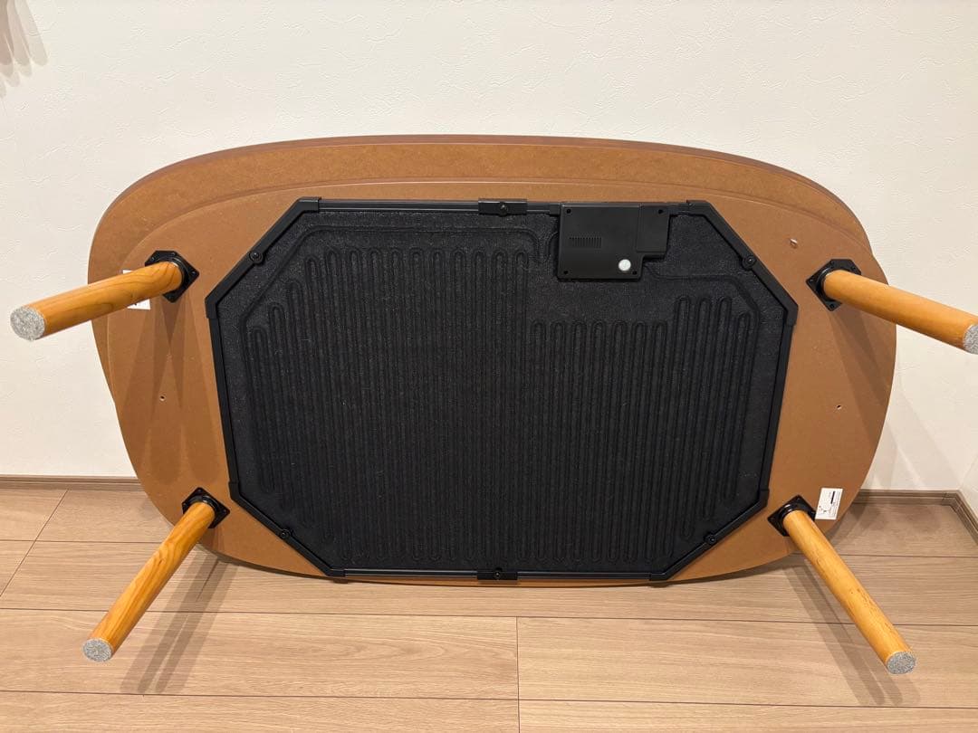 無印良品　楕円形　木製こたつ　布団つき！