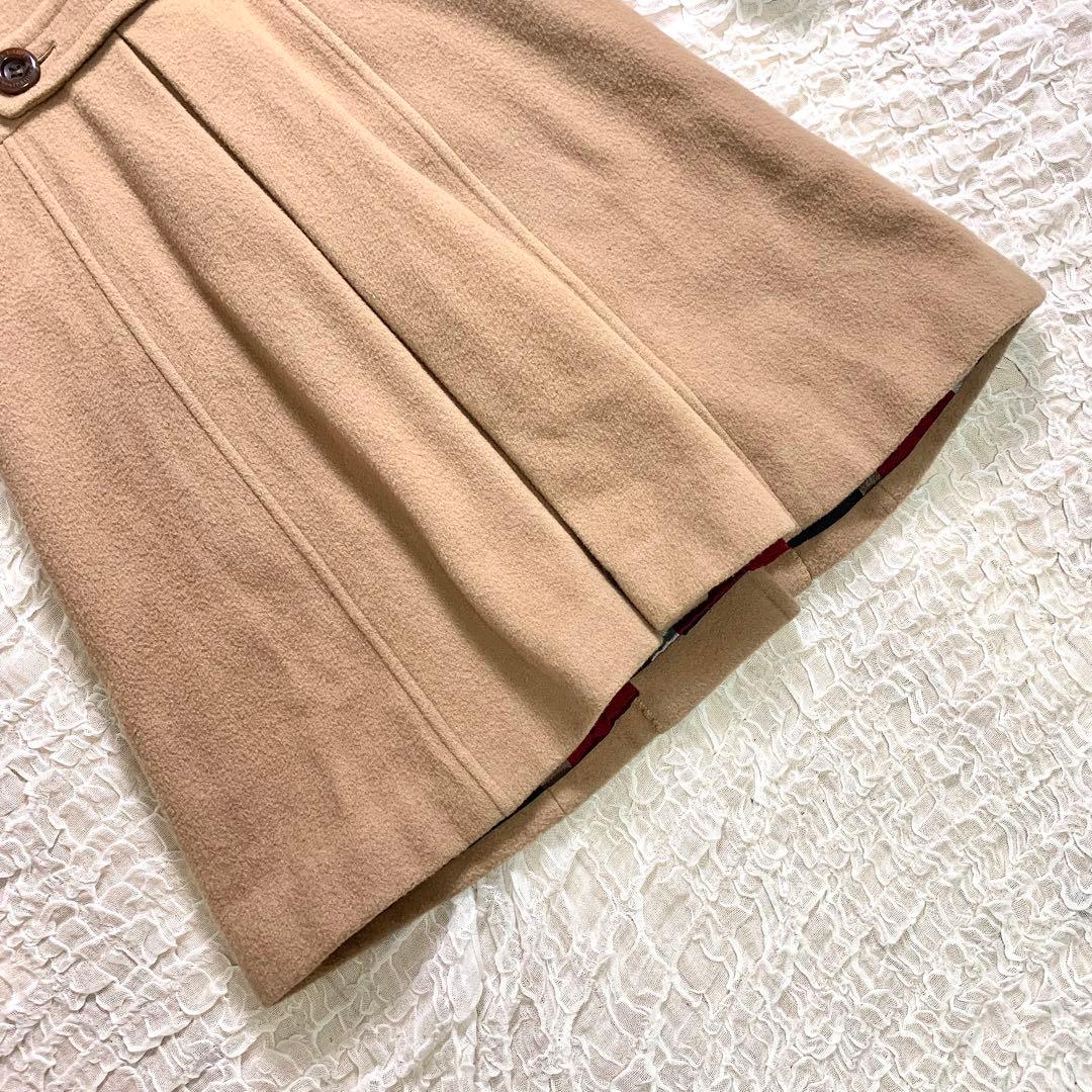 ブルーレーベルクレストブリッジ ロングコート ウール サイズ38 チェック