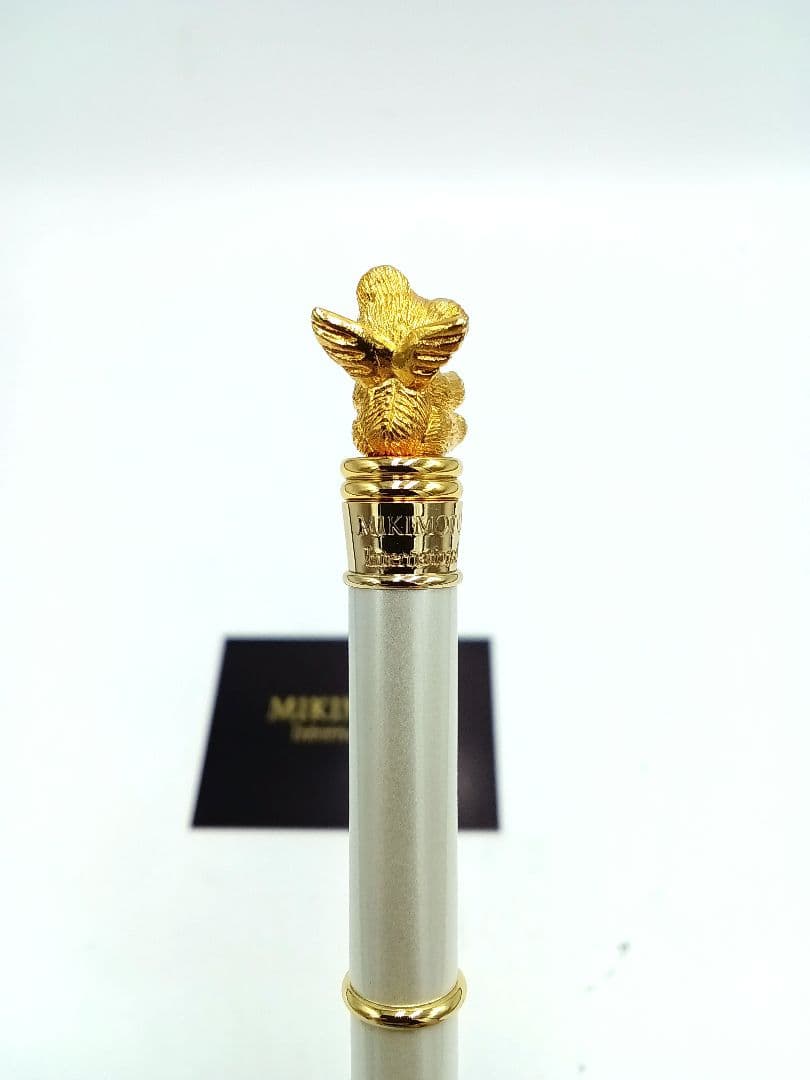 早い者勝ちSALE【MIKIMOTO】ゴールドクマ付 ボールペン