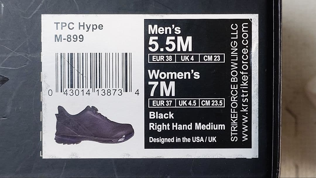 【KR】ボウリングシューズ TPC Limited Edition BLACK