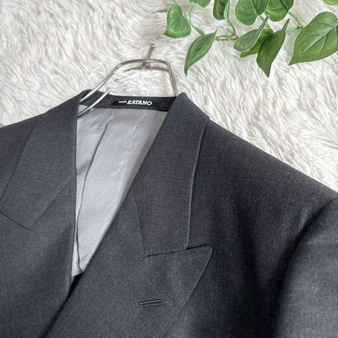 当時物　YSL イヴサンローラン セットアップ　スーツ　ダブル　グレー　y2k