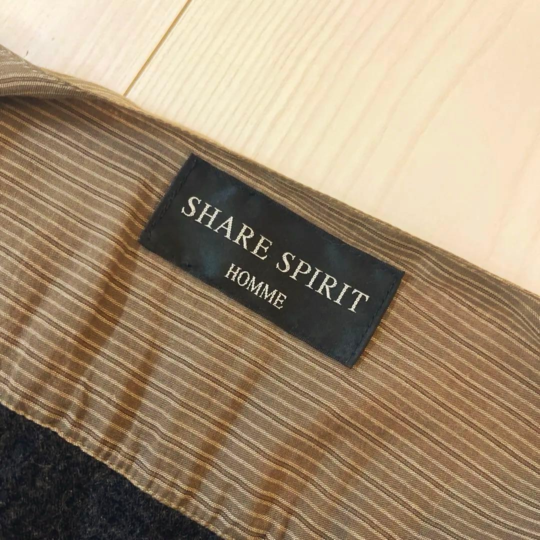 SHARE SPIRIT【シェアースピリット】レザーベスト sizeM
