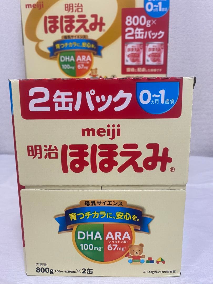 明治 ほほえみ 2缶パック 800g×2缶 6箱