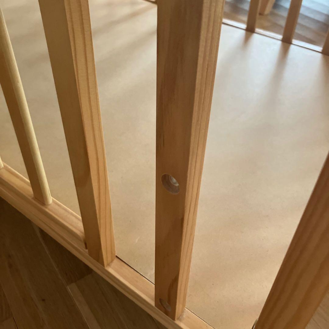 美品✨　大和屋　ベビーベッド　フロール