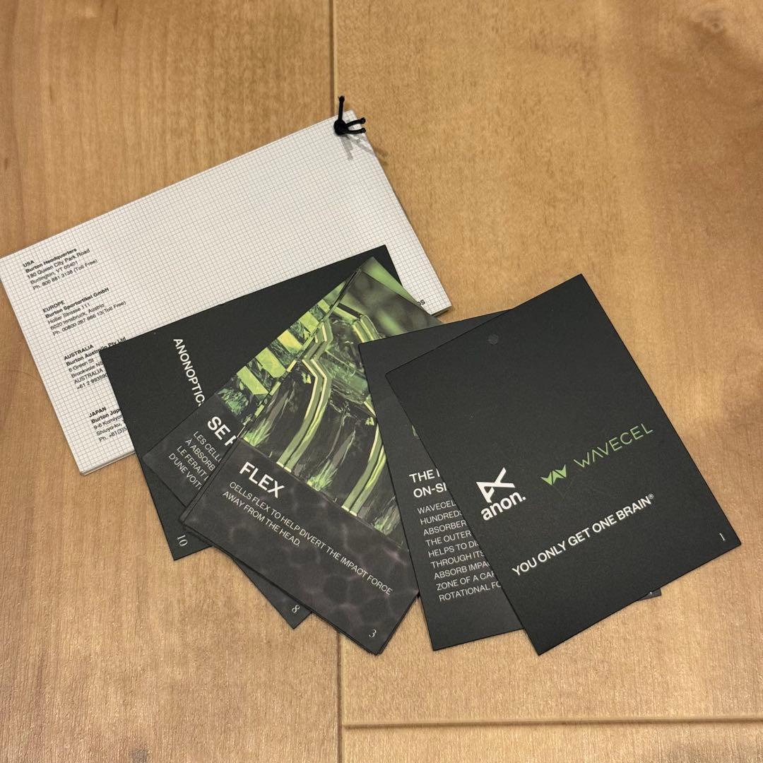 Anon ローガン WAVECEL ヘルメット ブラック Lサイズ