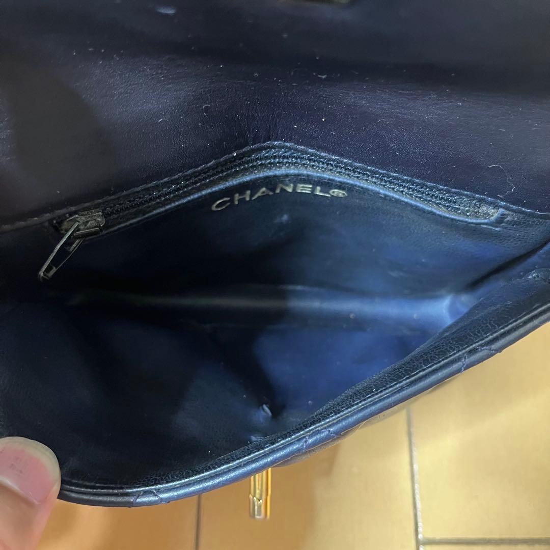 CHANEL シャネル ウエストポーチ マトラッセ ココマーク ターンロック