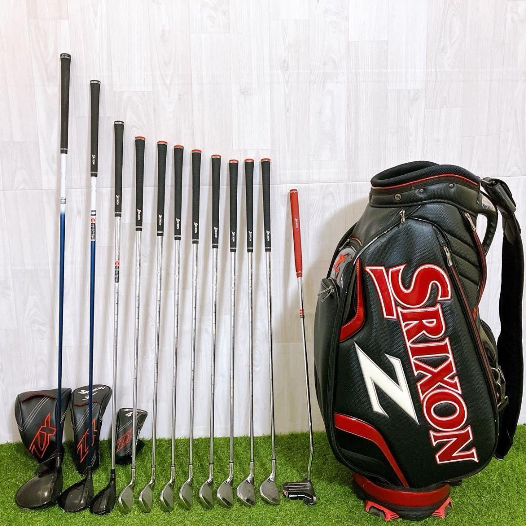 豪華12本 SRIXON ZX5 スリクソン メンズゴルフセット 初心者 右 S