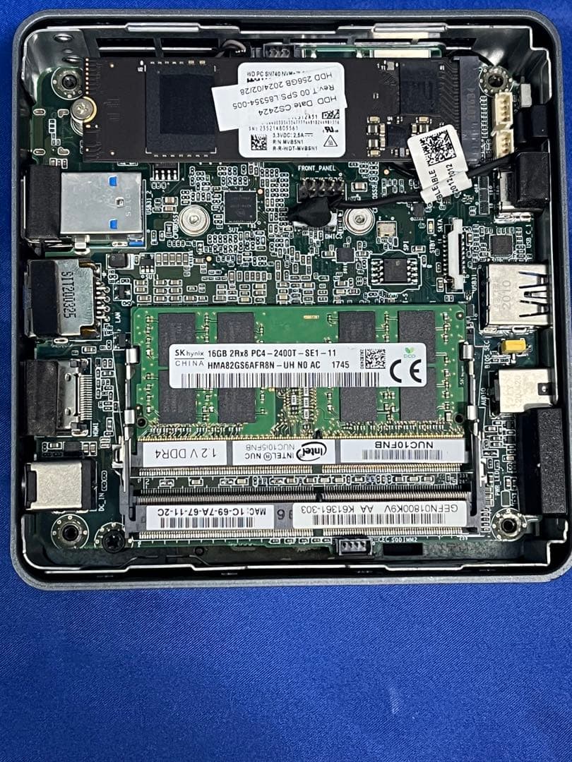 ⭐️M21A⭐️ミニPC intel i5-10210U SSD256