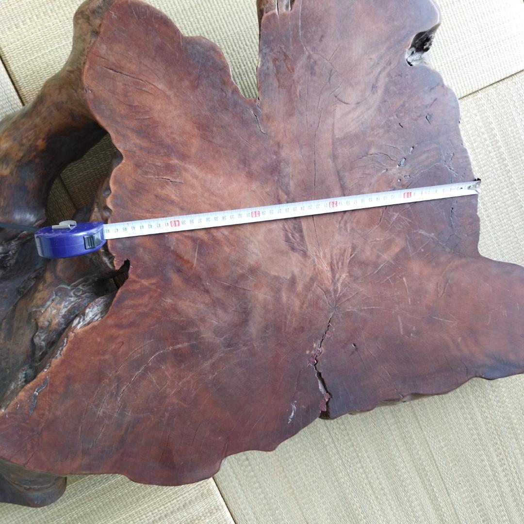 昭和レトロ 一点物 一枚板 テーブル 座卓 座敷机 古民家 和家具 ローテーブル