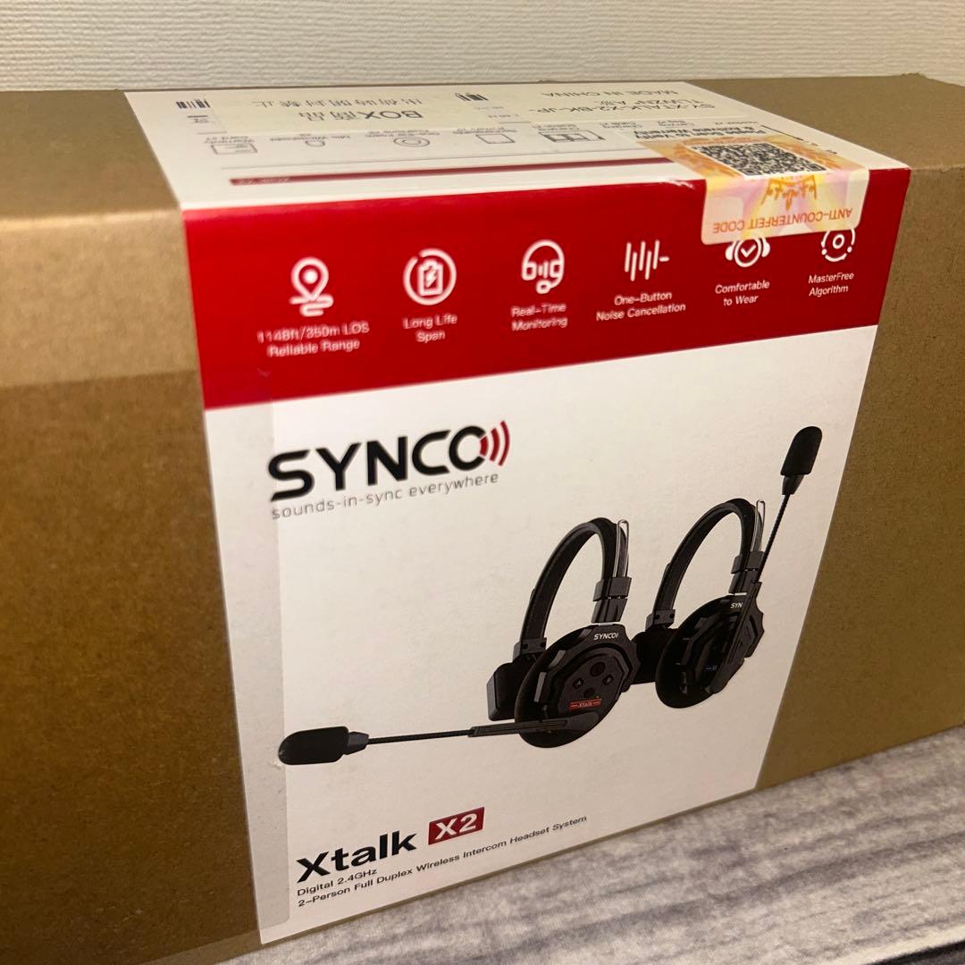 SYNCO-Xtalk-x2-ワイヤレス-ヘッドセット
