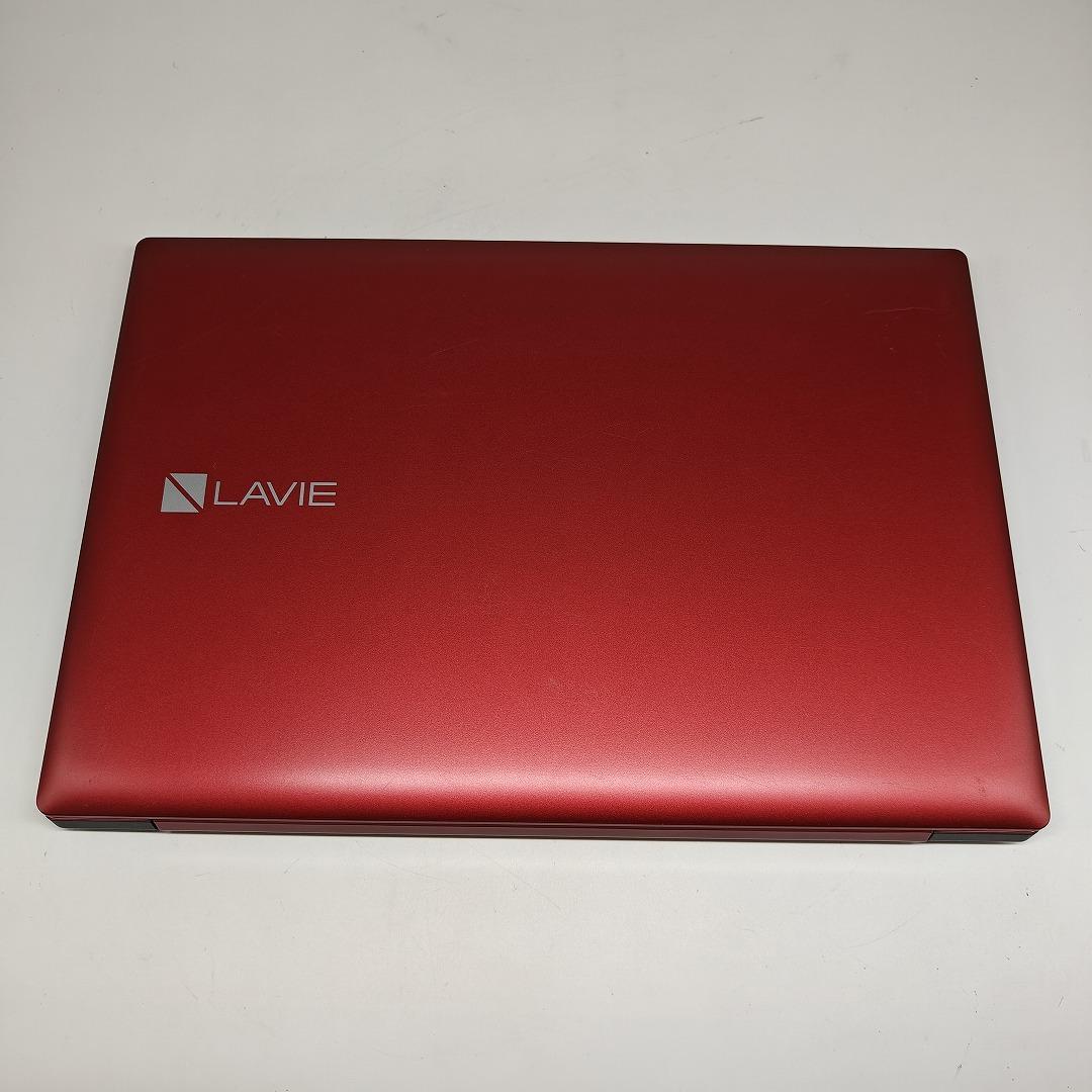 【NEC】Lavie Ryzen7 SSD256GB 12GB 赤 ノートPC