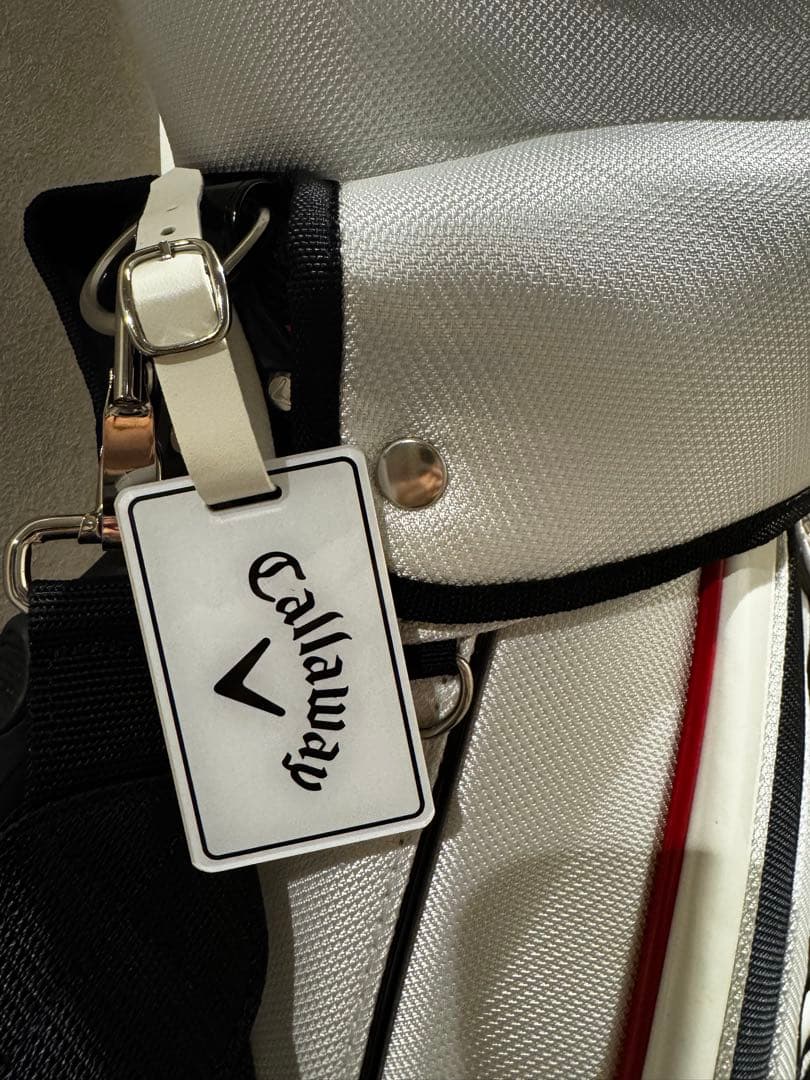 【美品/1度のみ使用】キャロウェイ Callaway キャディバッグ赤カバー付