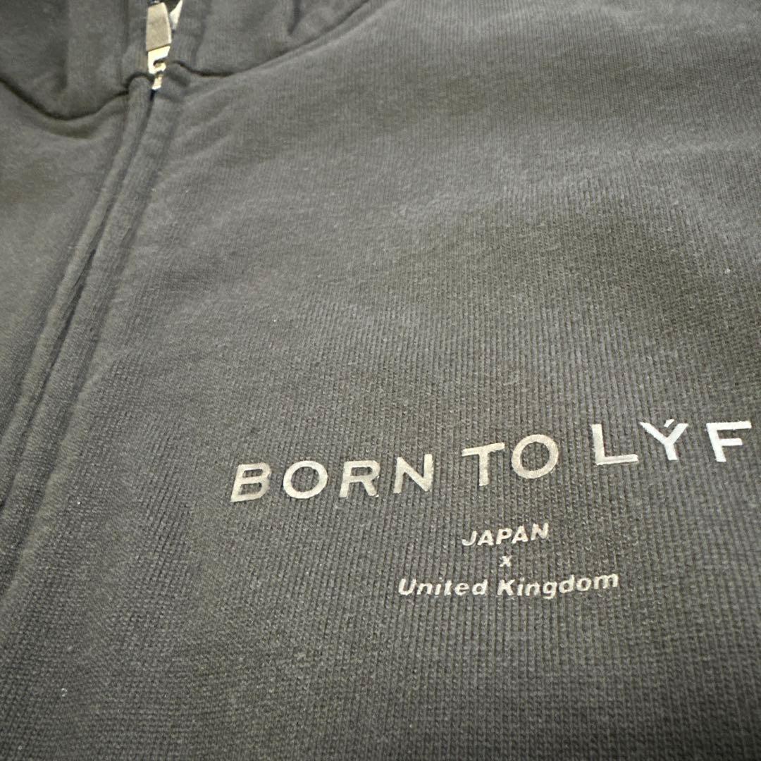 【美品】LYFT スタンドカラージップアップ ジャケット　ブラックXL