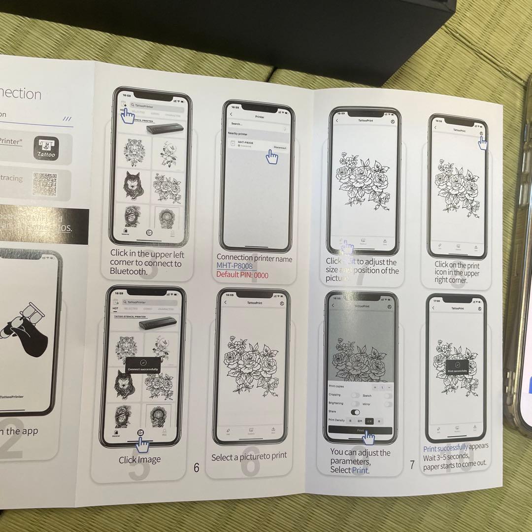 タトゥー 下絵転写用 サーマルコピー機