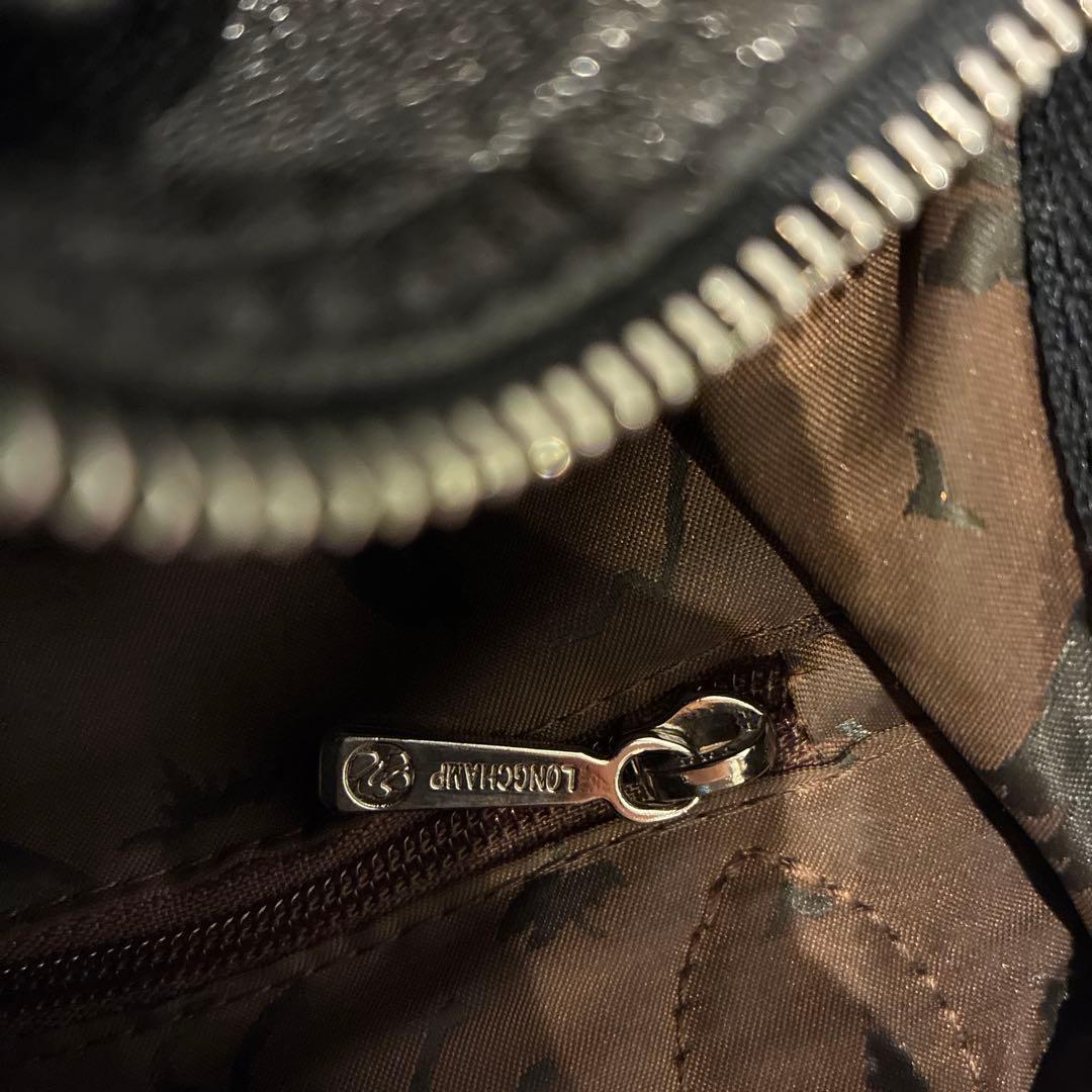 LONGCHAMP ショルダーバッグ ルプリアージュキュイール黒