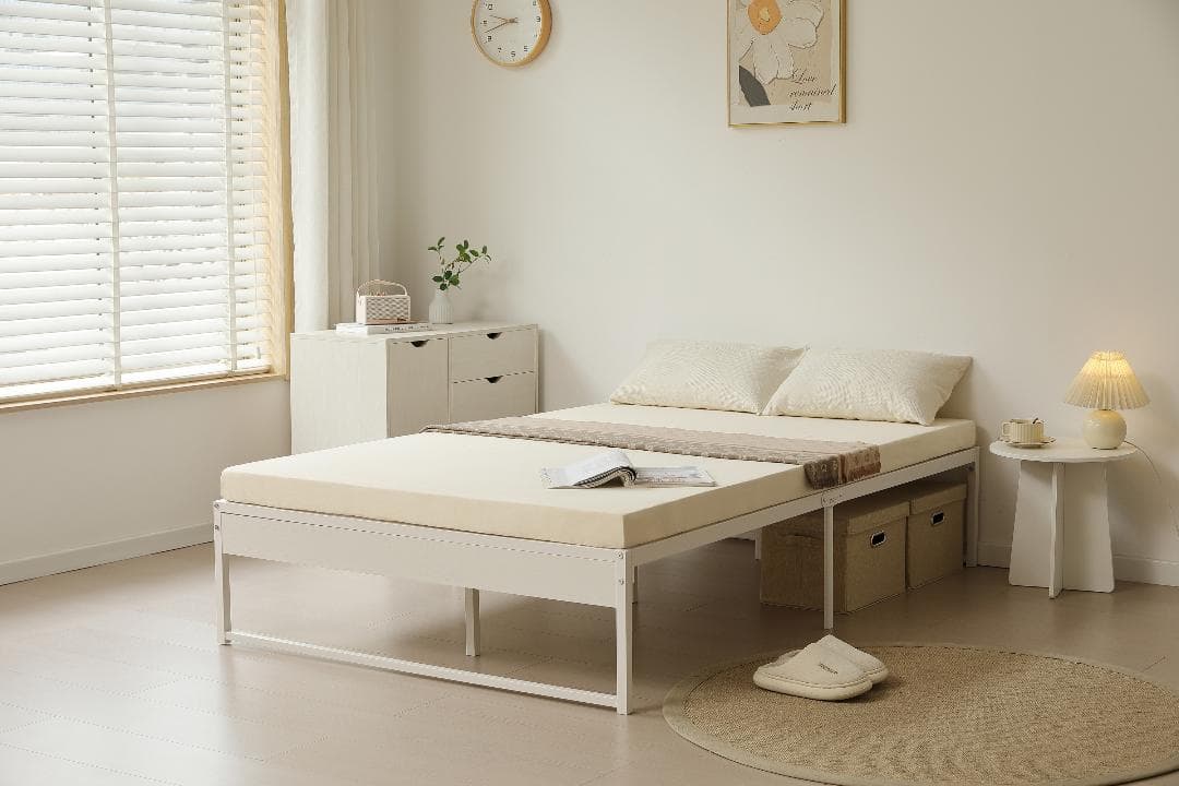 【セミダブル SD】ベッドフレーム パイプベッド シングルベッド 要組立品