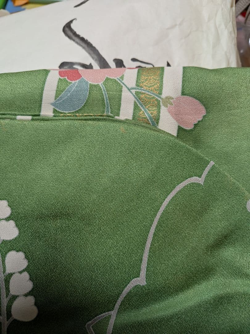 成人式振袖3点（着物、長襦袢、帯）