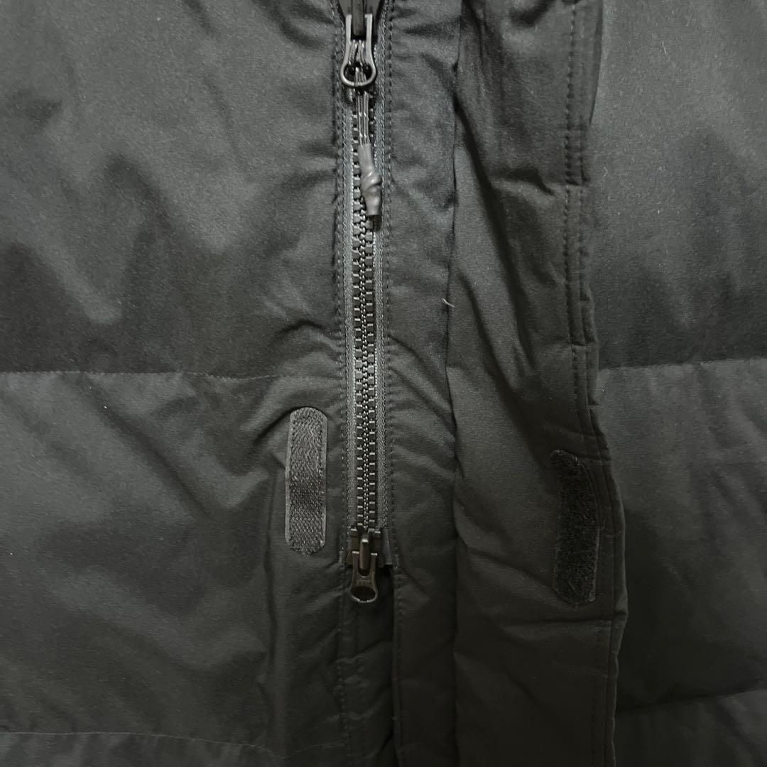 美品 ノースフェイス ロングダウンジャケット メンズXS レディースM ブラック