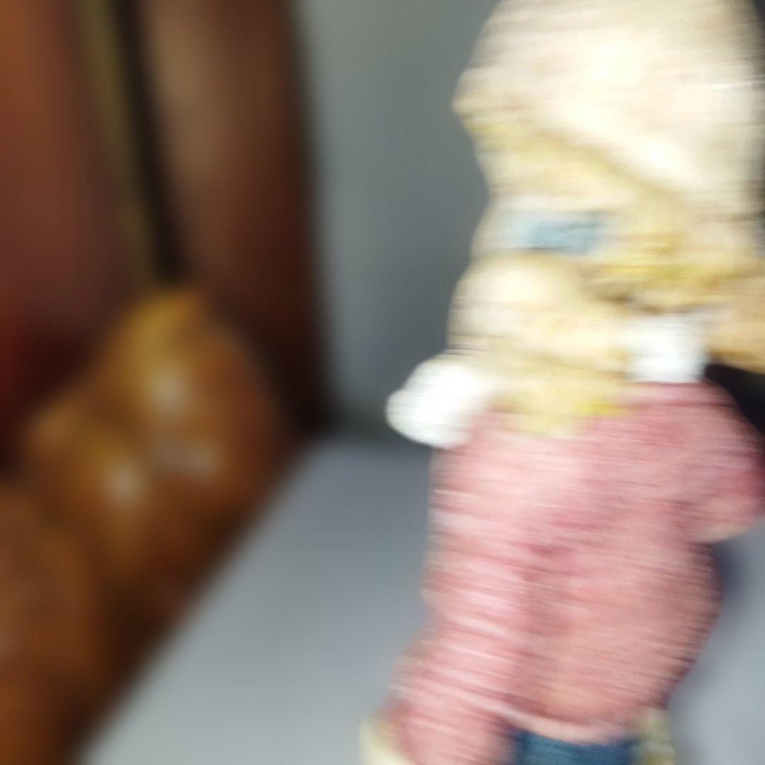 陶器製少女像 アンティーク風