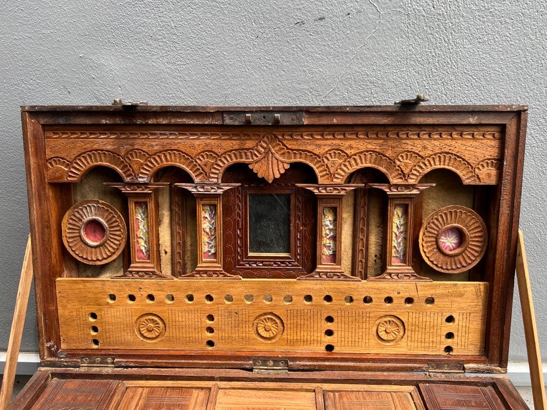 アンティーク Mandalay Box マンダレーボックス　金属装飾