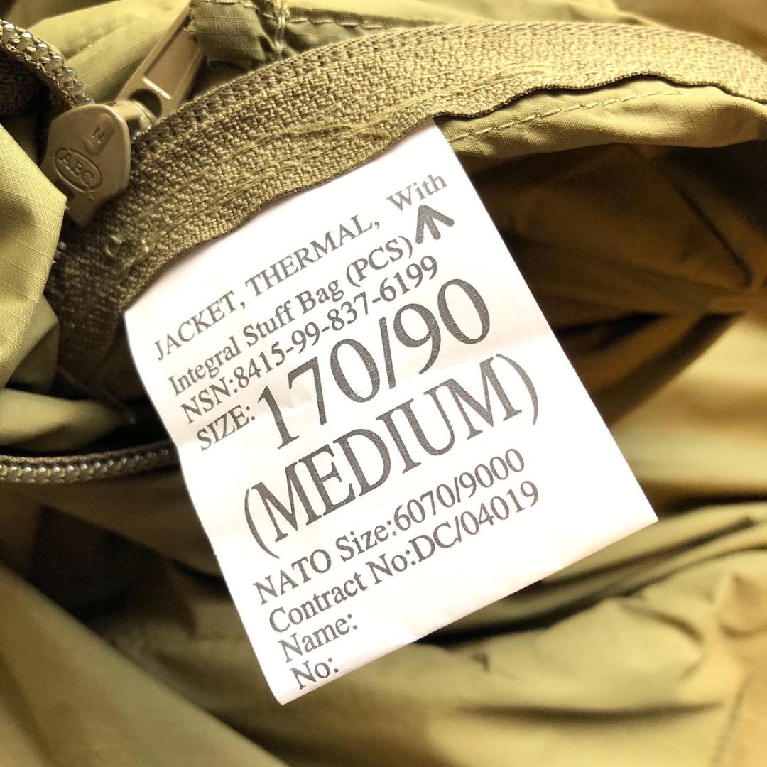 【新品】イギリス軍 PCS Thermal Jacket サーマルジャケット M