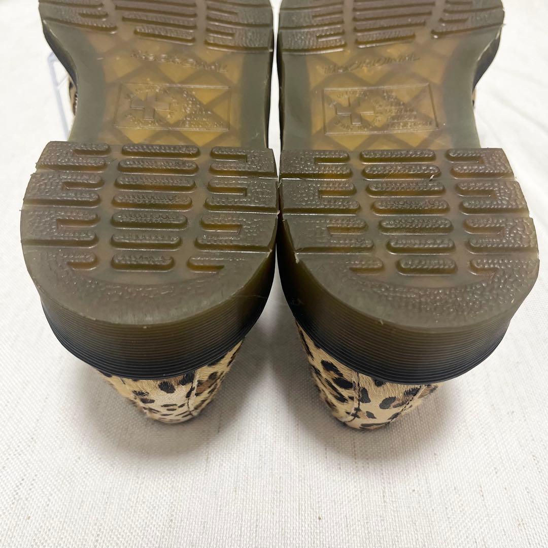 【未使用級】ドクターマーチン　ビームス　コラボ　別注　レオパード　3ホール　豹柄