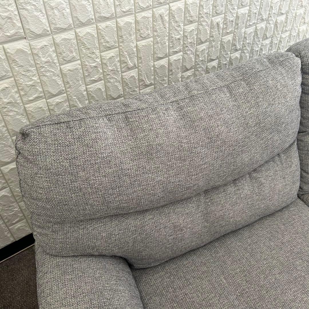 東京23区配送無料✨設置まで❗️ニトリ　3人掛けソファ　ファブリック　グレー系