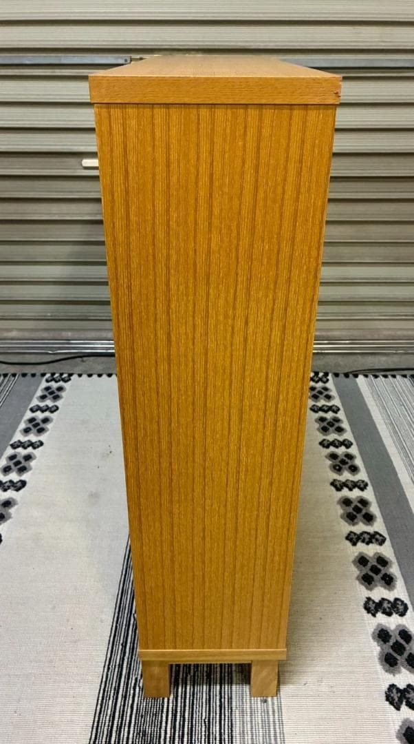 無印良品 オーク材薄型ラック・ワイド小・奥行22cm 廃盤品