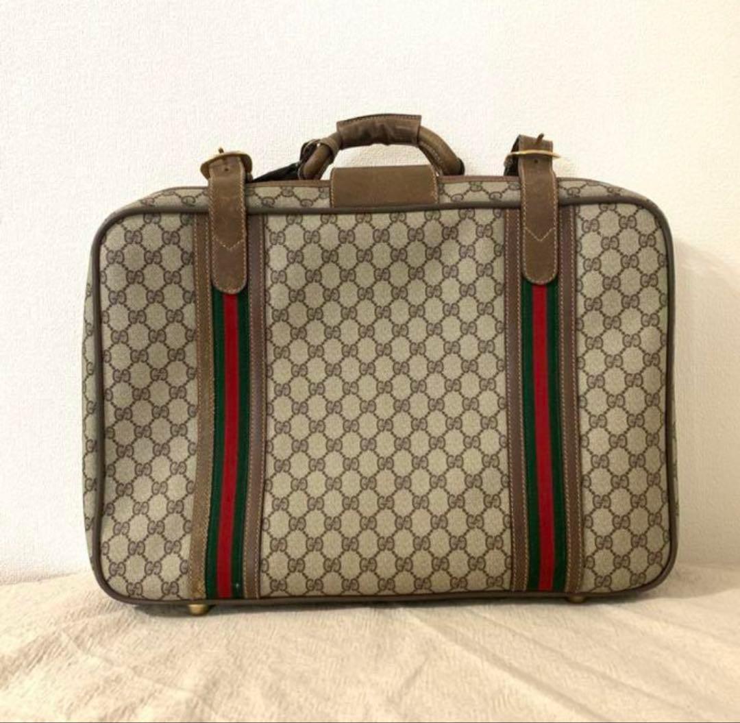 VINTAGE OLD GUCCI トラベルバッグ【あや】