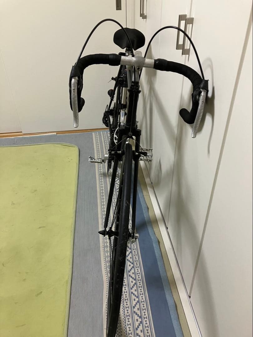 Panasonic 黒 クロモリ ロードバイク 700C