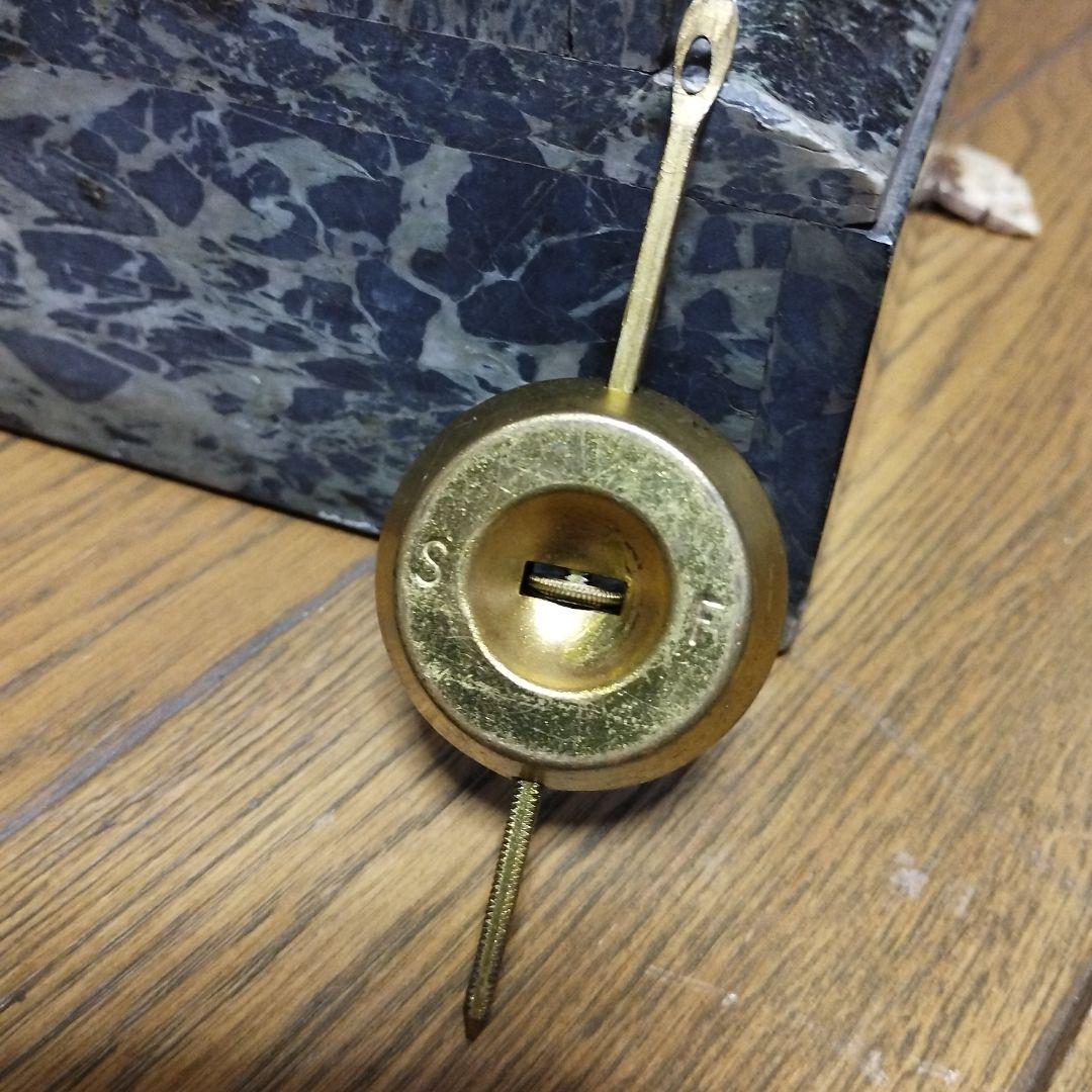 アンソニア置時計　USA製　大理石　アンティーク