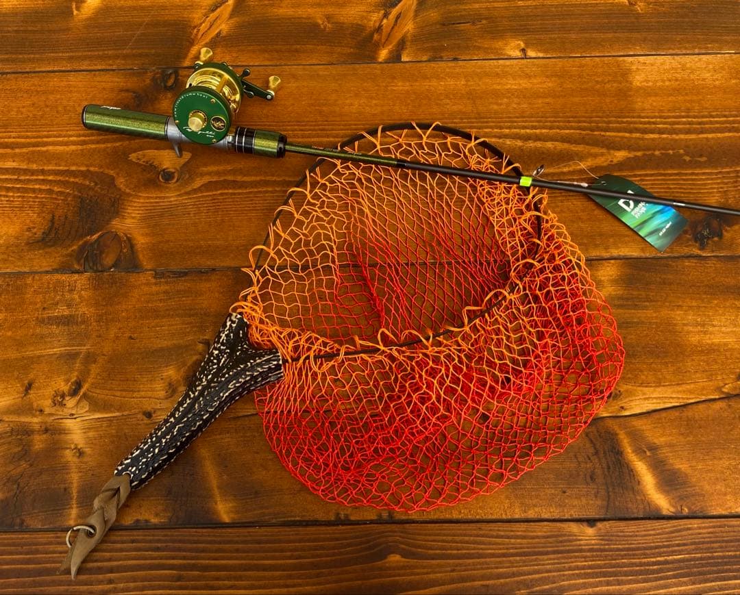 超コンパクト　トラウトロッド　5ft ベイトロッド グリーン　渓流釣り　テレスコ