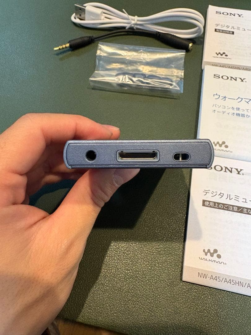 ソニーウォークマン Aシリーズ 16GB NW-A45：ポータルブルー
