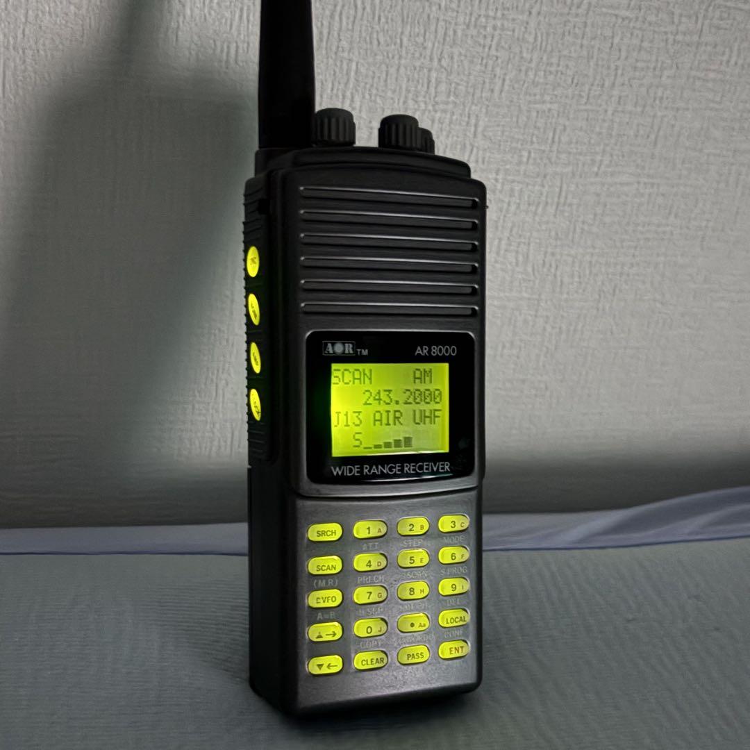 AOR AR8000 ワイドバンドレシーバー ＋ AH-210R ロッドアンテナ
